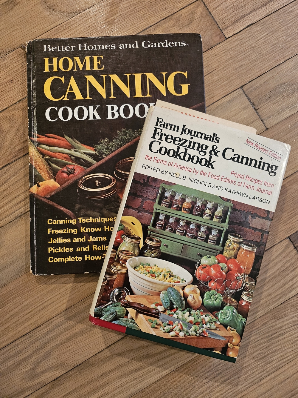 Vintage Canning Cookbook Lot Better Homes Gardens Farm Journal Preserving
